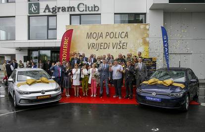 Euroherc i Adriatic osiguranje podijelili su 10 VW Golf  'osmica' i 100 novčanih nagrada