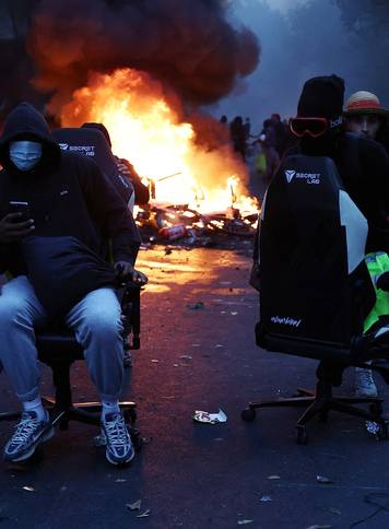 Nationwide protests in France against the cost of living