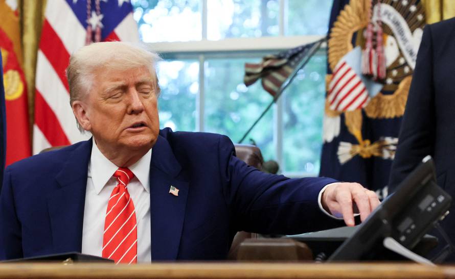 U.S. President Trump ANNOUNCES trade deal with the U.K., at the White House in Washington