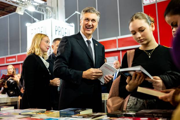 Zagreb: Andrej Plenković na otvorenju 47. međunarodnog sajma knjiga Interliber