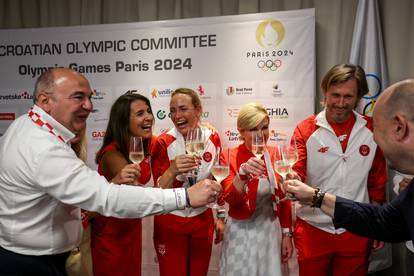 FOTO Ovako slave Hrvati! Sreća nakon četiri osvojene medalje