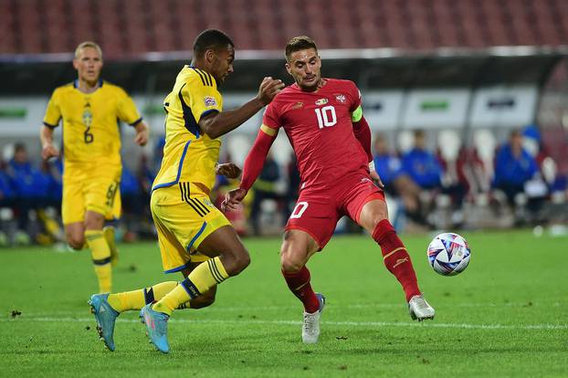 Beograd: UEFA Liga nacija, Srbija - Švedska 4:1