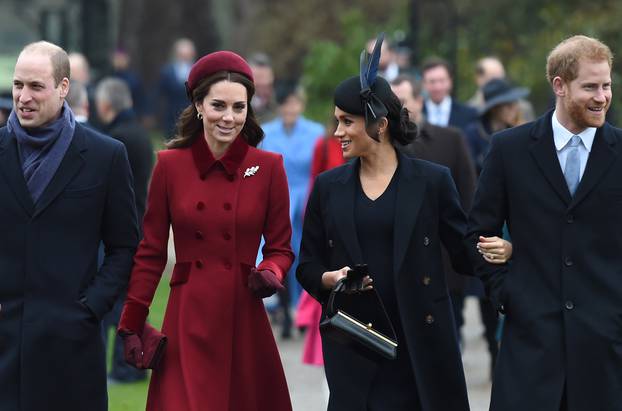 Royals attends Christmas Day Church service