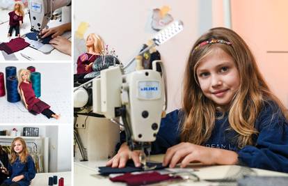 Erna (8): Sama dizajniram, ali i šivam odjeću za svoje Barbike