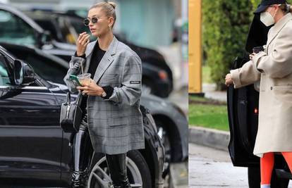 Hailey Bieber voli volumen: 10 velikih sakoa i klasičnih kaputa