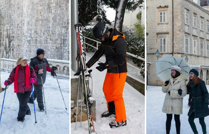 U Dubrovniku se skijaju i rade snjegoviće, a Brač je dobio iglu