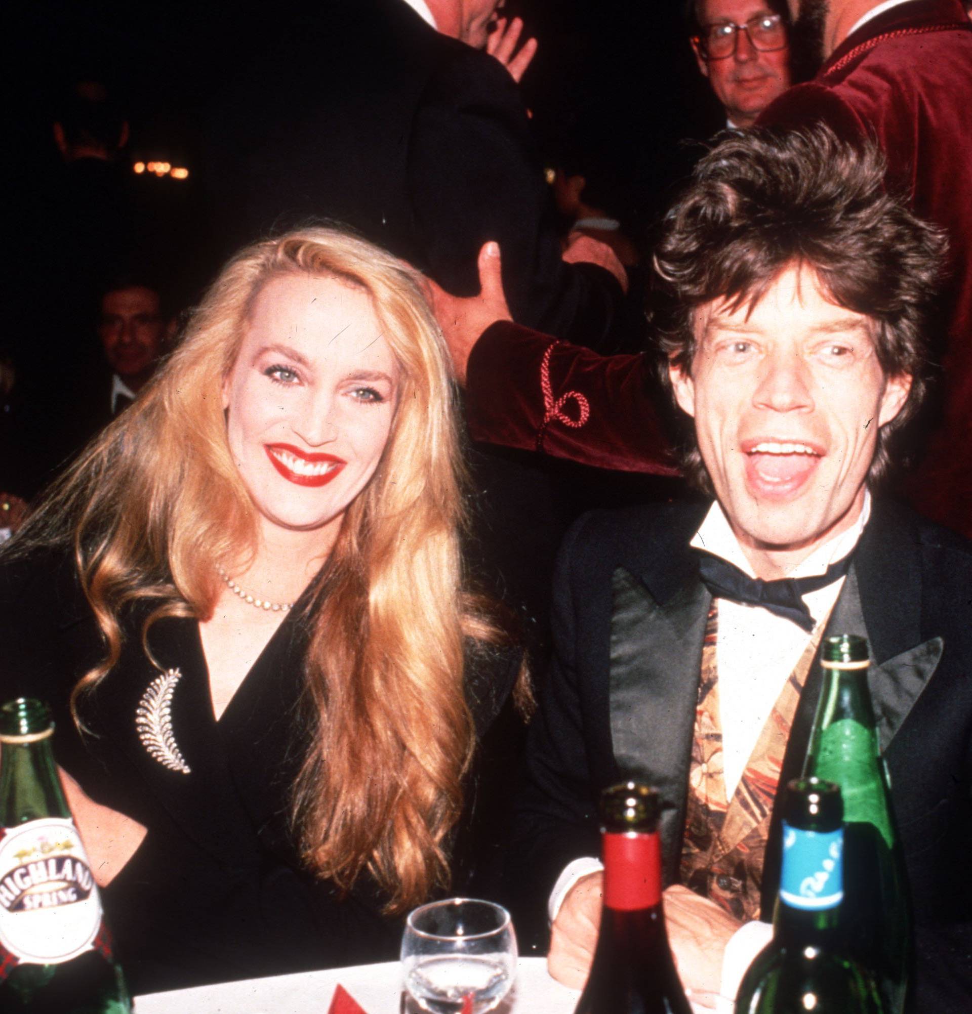 MICK JAGGER AND JERRY HALL. PICTURES /