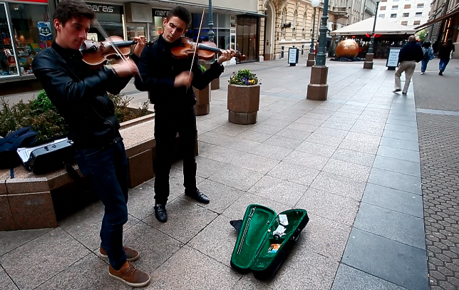 Dva Zagrepčana na violinama: Rasturili poznati svjetski hit