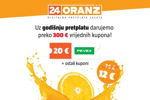 Posebna ponuda: Zgrabi Oran&zcaron; i Pevex kupon od 20 eura! Plus jo&scaron; 300 eura vrijednih kupona