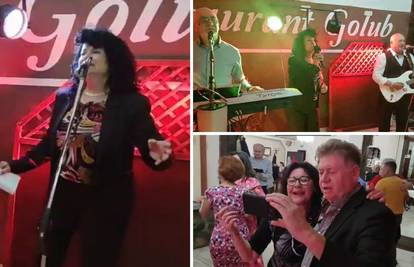 Višnja pjeva, Zdravko čaga: Na zabavi u Bjelovaru dominacija Peveca, ona kao Hanka i Grdi