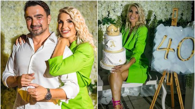 Jolina supruga Ana proslavila je svoj 40. rođendan na raskošnoj zabavi, čestitao joj i Halid Bešlić