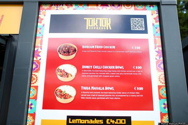 Zagreb: Atmosferu na Trgu J.J. Strossmayera gdje se održava Ljetni festival 