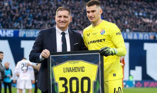 Velikih 300 za miljenika sjevera i zapada Maksimira. Livakovi&cacute; je u&scaron;ao u birano dru&scaron;tvo ikona
