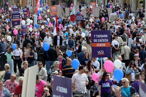 U Zagrebu održan Hod za život