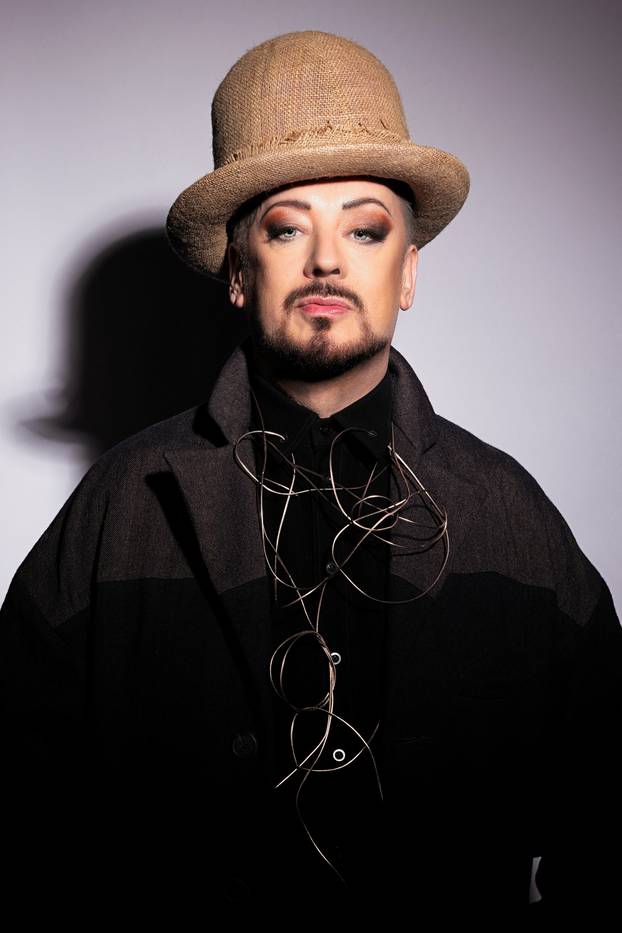 Singer-songwriter Boy George poses for a photo in an unknown location in this undated handout image