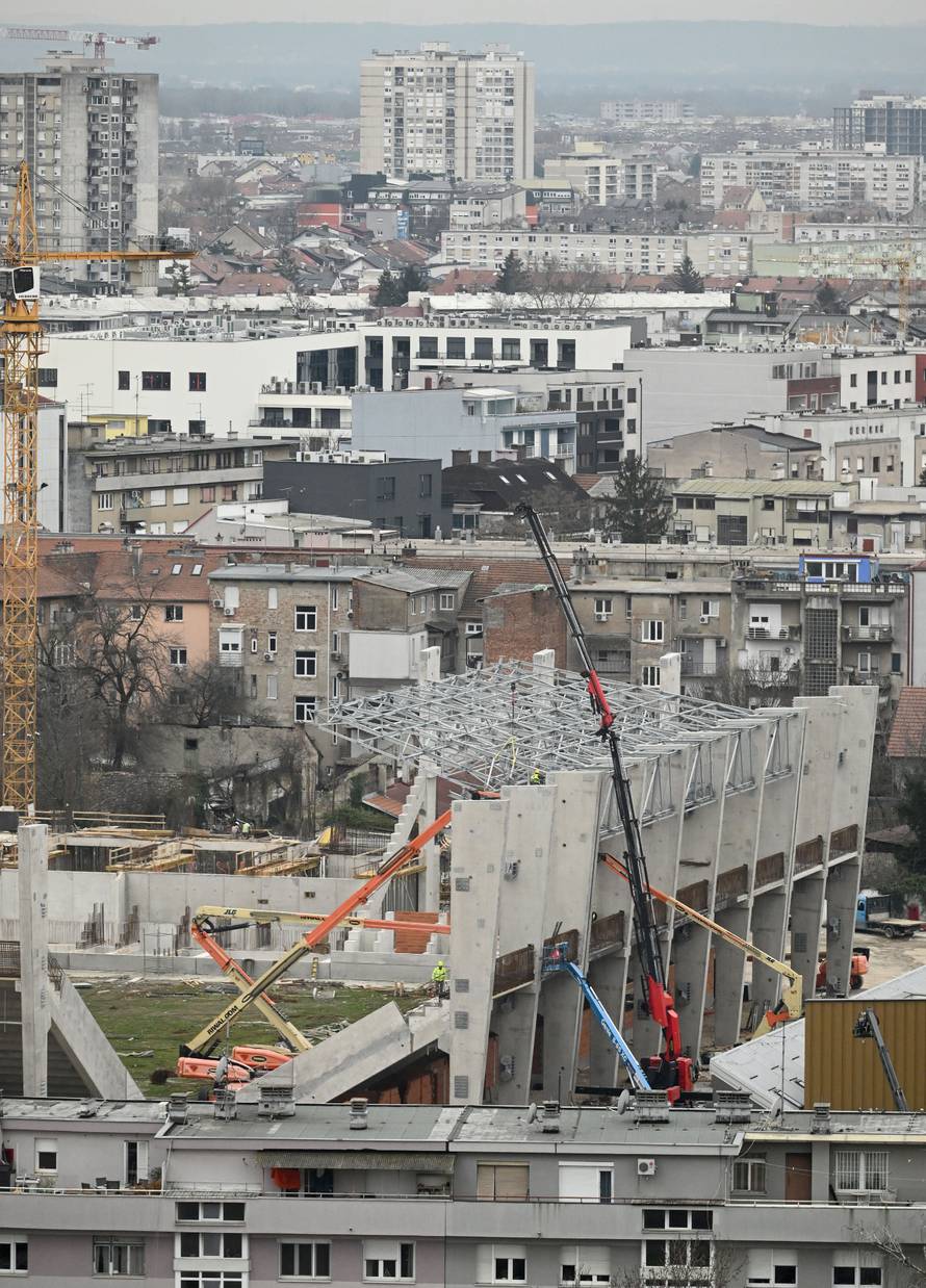 Zagreb: Pogled na stadion Kranjčevićeva