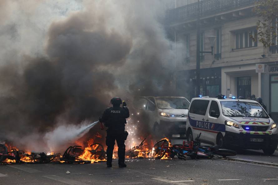 FILE PHOTO: Nationwide protests in France against the cost of living