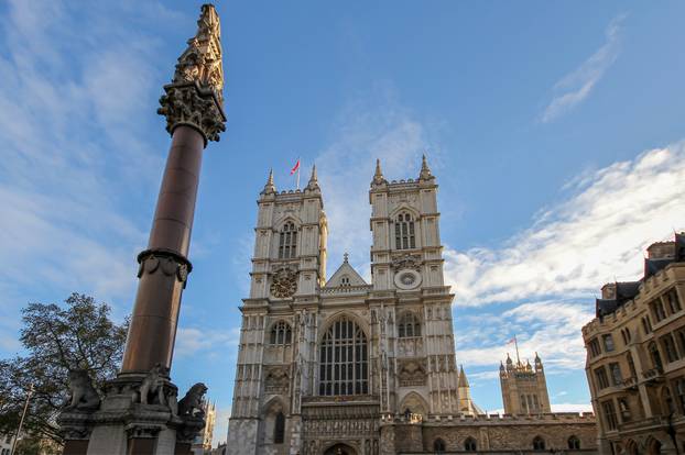 London,England-December 8,2013:The London Westminster Abbey St M