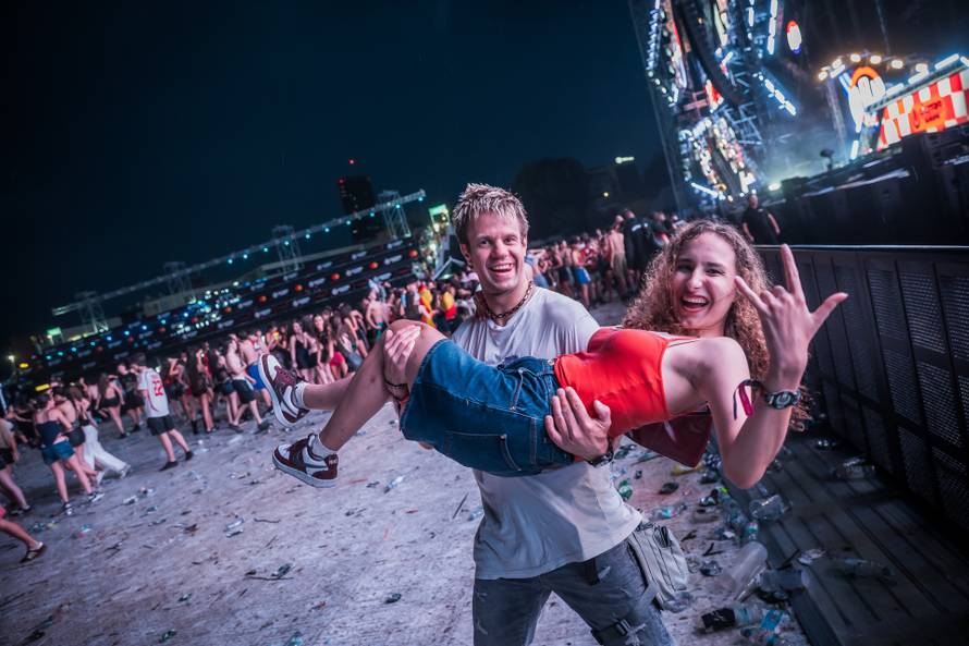 Split: Kiša na završetku Ultra festivala