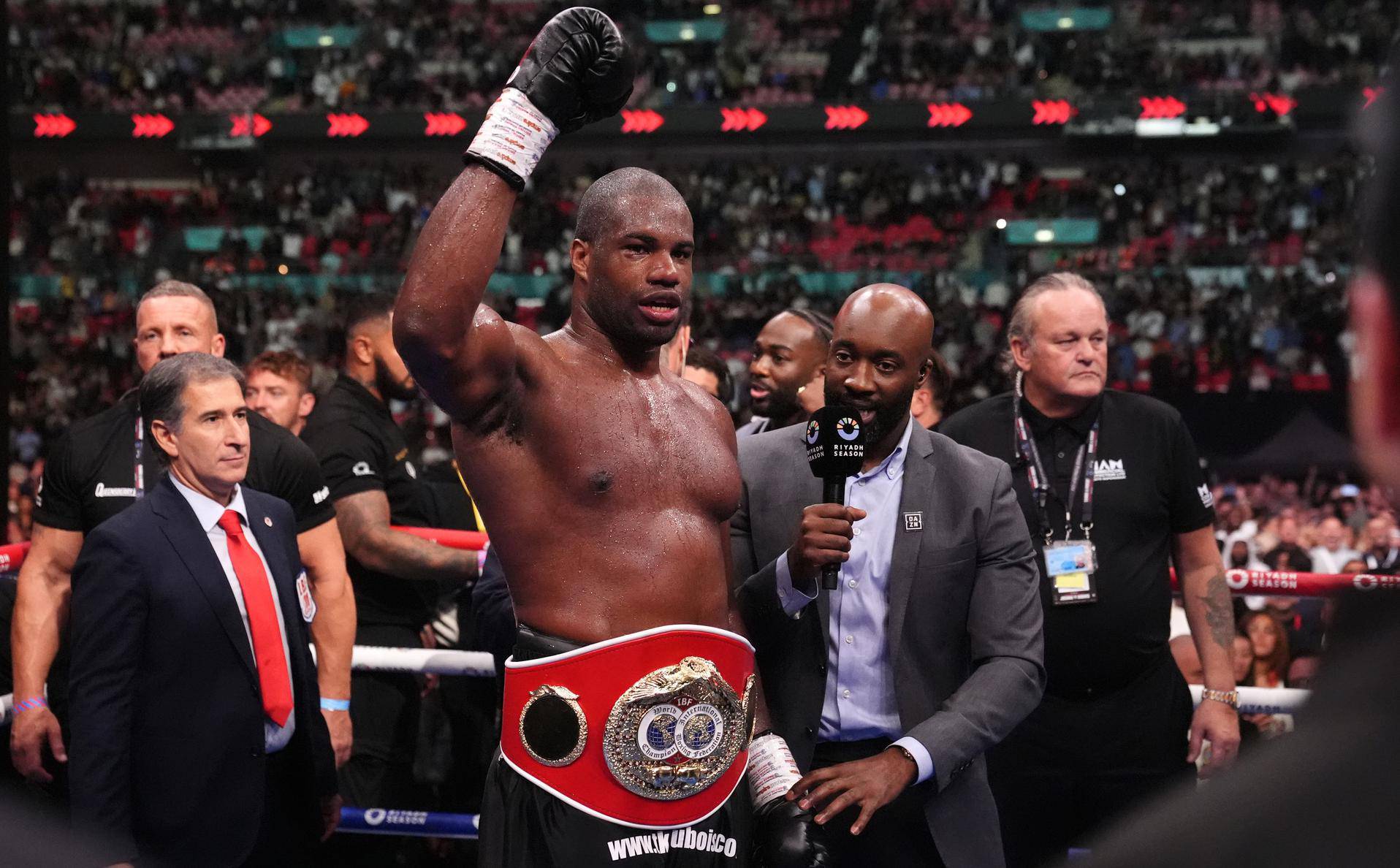 Anthony Joshua v Daniel Dubois - IBF Heavyweight Title Fight - Wembley Stadium