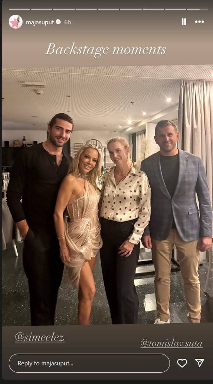 Nove avanture Maje i Šime: Nakon strastvenog poljupca, evo što su radili u backstageu