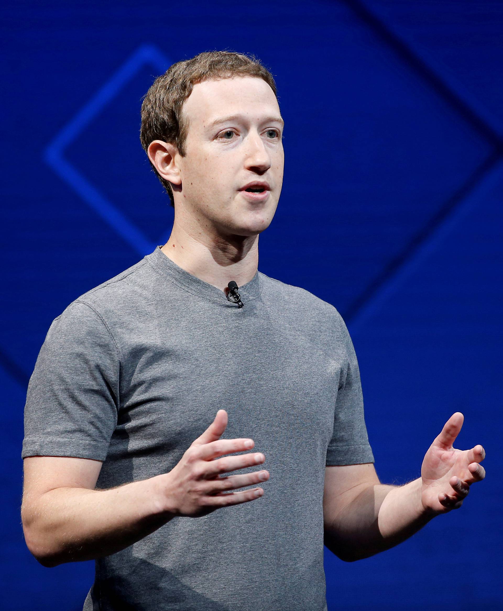 FILE PHOTO: Facebook Founder and CEO Zuckerberg speaks in San Jose