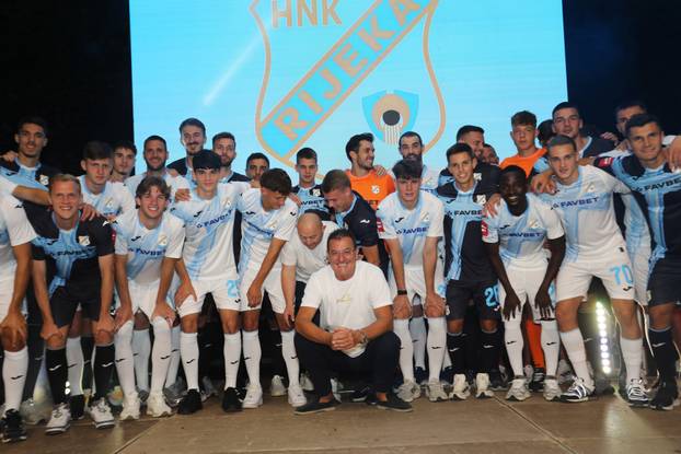 Rijeka: Predstavljanje novih dresova nogometaša Rijeke