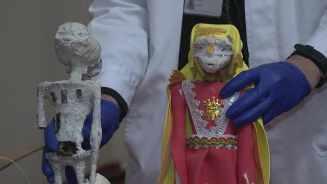 Peru scientists confirm 'alien mummies' are dolls made from animal bones