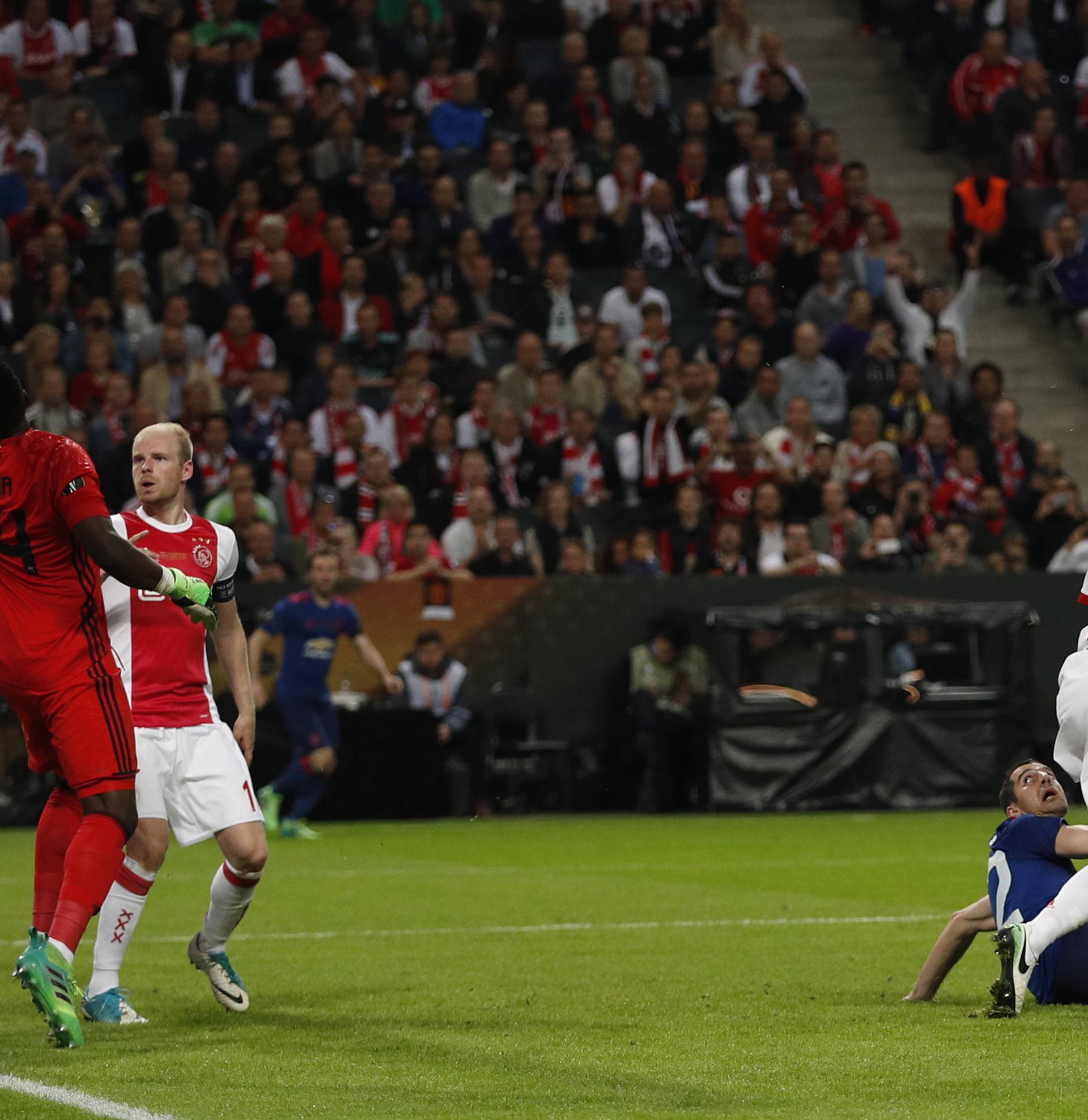 Manchester United's Henrikh Mkhitaryan scores their second goal