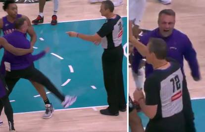 VIDEO Srbinu se smračilo: NBA trener podivljao i urlao! Morali su ga držati da ne napadne suca