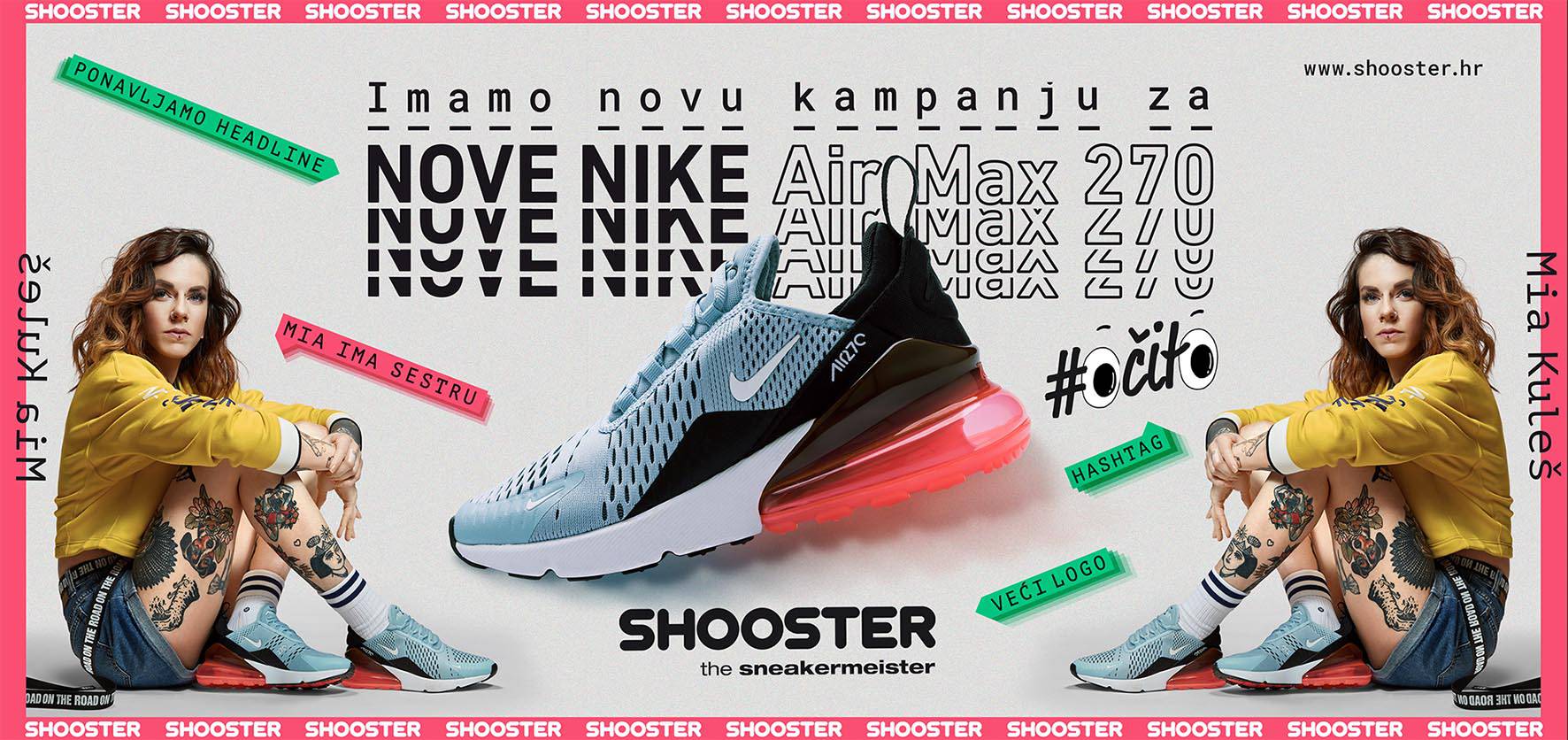 Očito imamo kampanju za nove Nike Air Max 270