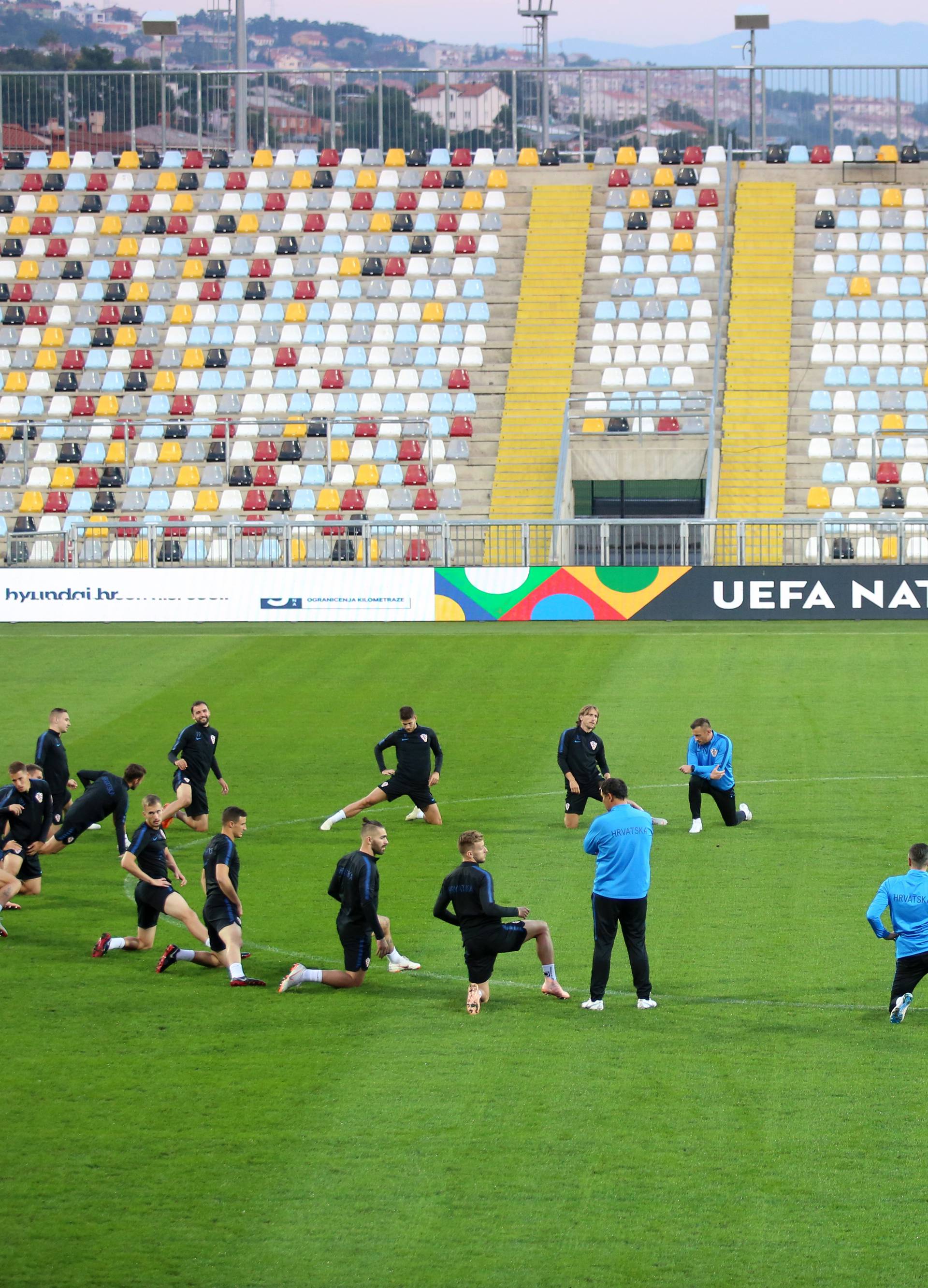 Rijeka: Trening hrvatske nogometne reprezentacije za utakmicu s Engleskom