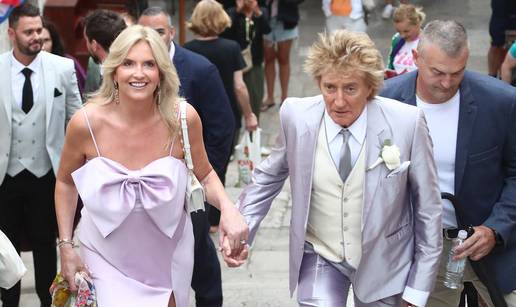 FOTO Rod Stewart stigao je na vjenčanje sina i Hrvatice Nicole u Dubrovnik: Evo što je obukao