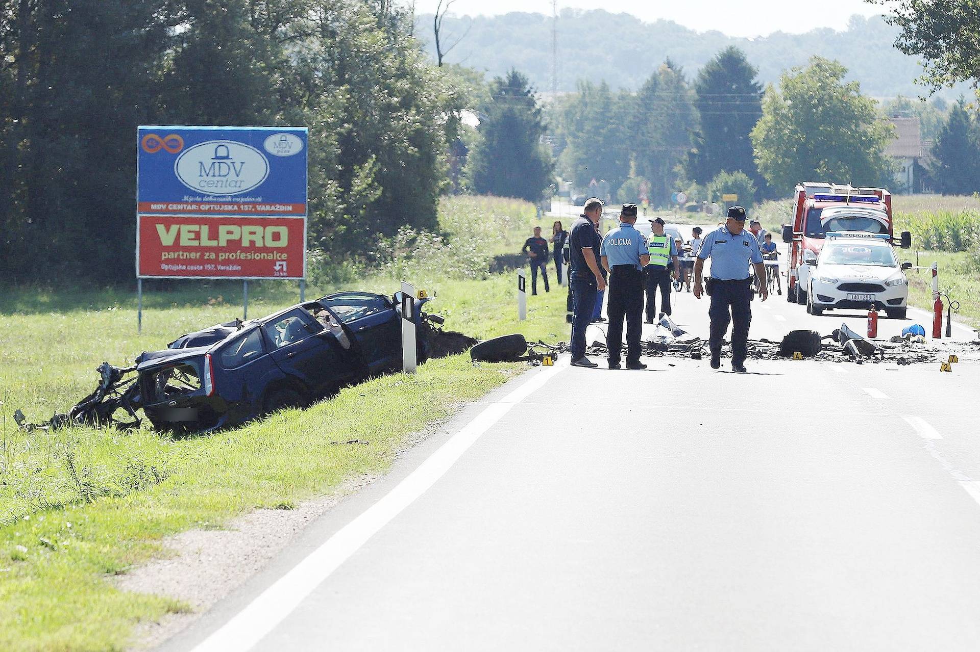 Užas kod Ludbrega: Muškarac poginuo u stravičnom sudaru osobnog automobila i kamiona