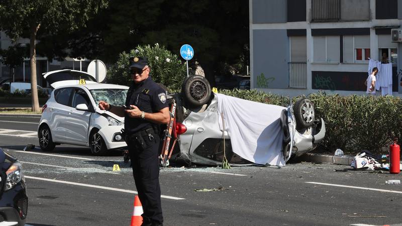 Teška nesreća u centru Splita: Jedan čovjek poginuo u sudaru tri vozila, ima i ozlijeđenih