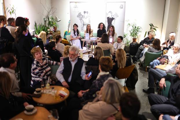 Zagreb : U caffe baru Botinačar predstavljena je knjiga s glazbom Nere Stipičević, Cvit samoće