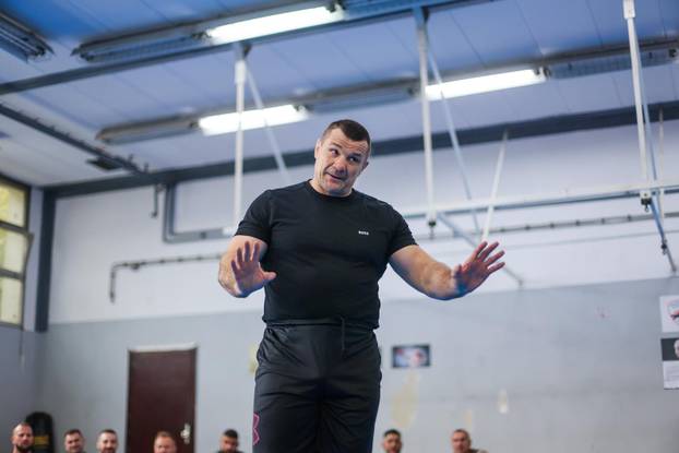 Zagreb: Ogledni trening Mirka Filipovića s pripadnicima specijalne i interventne policije