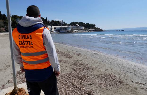 Split: Policijska kontrola na Bačvicama