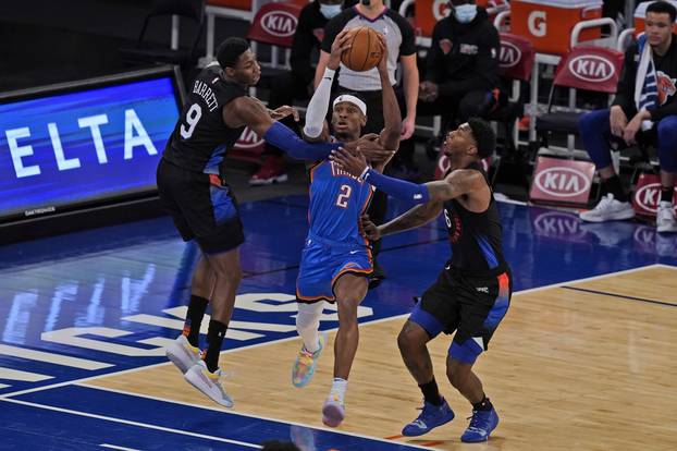 NBA: Oklahoma City Thunder at New York Knicks