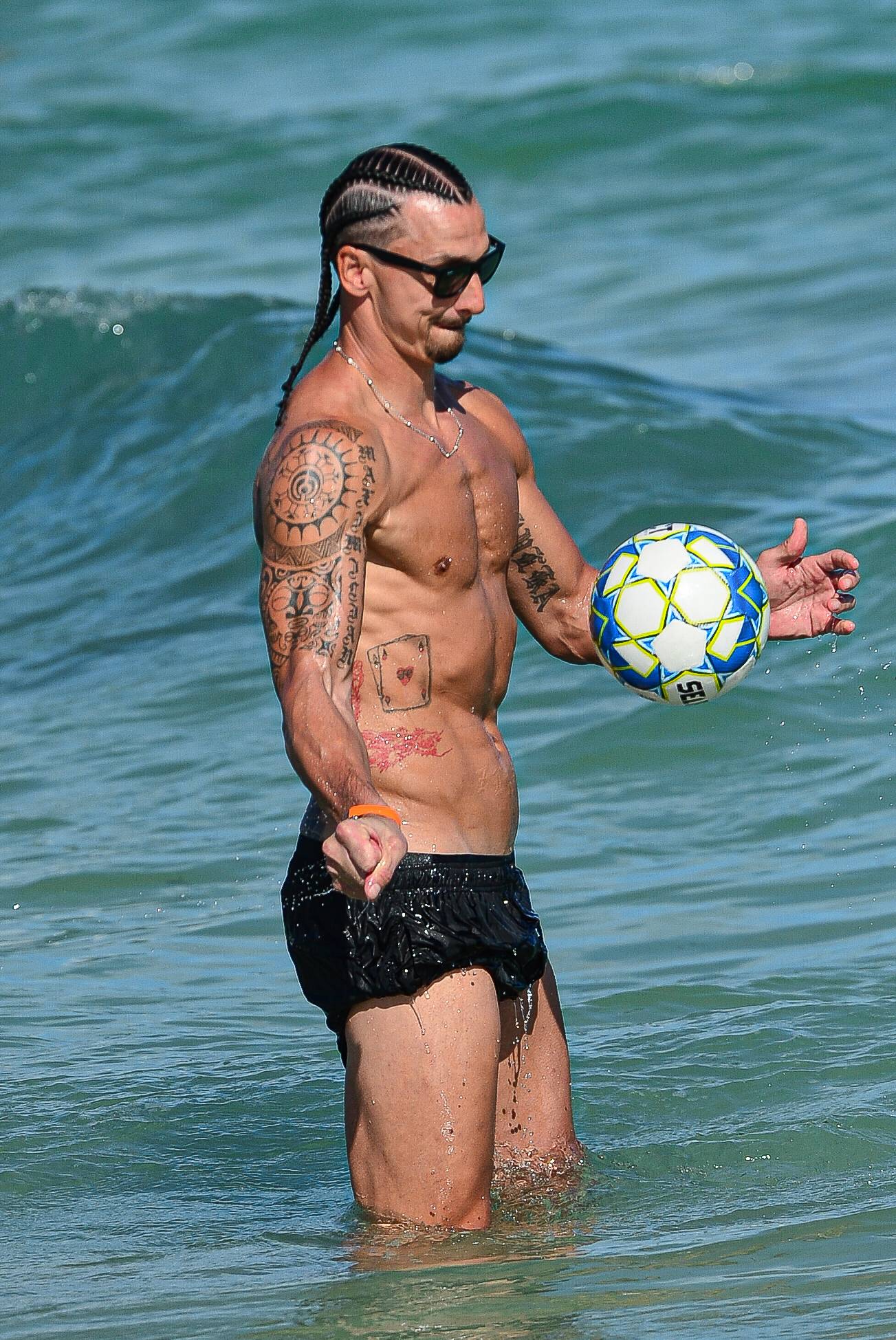 Zlatan Ibrahimovic Enjoys The Miami Sunshine