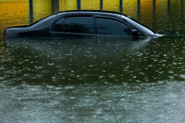 Heavy rain in Bangkok