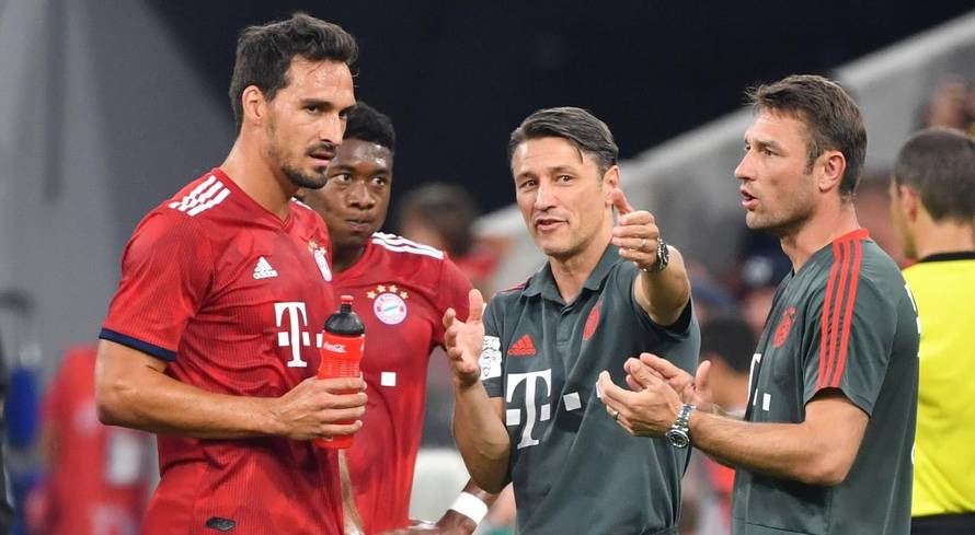 Test match FC Bayern Munich-Manchester United 1-0.