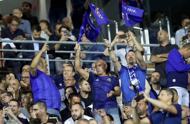 Zagreb: Atmosfera na stadionu na utakmici izmeÄu Dinama i Rosenborga