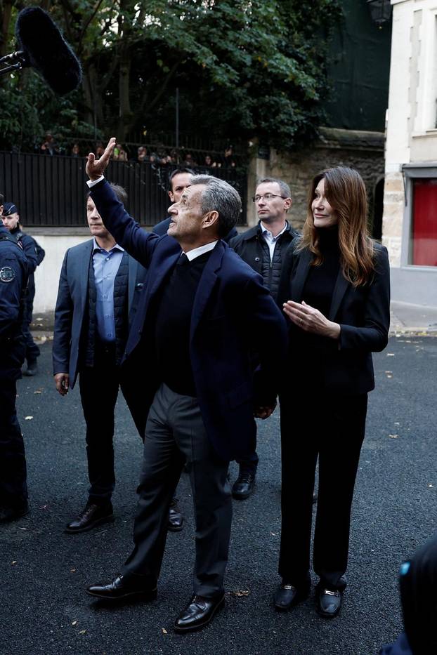 Former French President Sarkozy goes to jail to begin five-year sentence