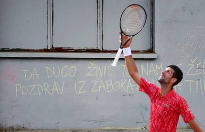 Na splitski grafit stigao odgovor iz Zaboka: 'Đokoviću, da dugo živiš, to nam je želja. Hvala ti!'