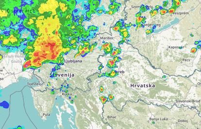 Pogledajte nevrijeme koje ide prema Hrvatskoj: Upozorenje su poslali za gotovo sve regije!
