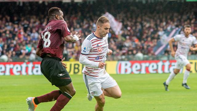 italian soccer Serie A match - US Salernitana vs Cagliari Calcio