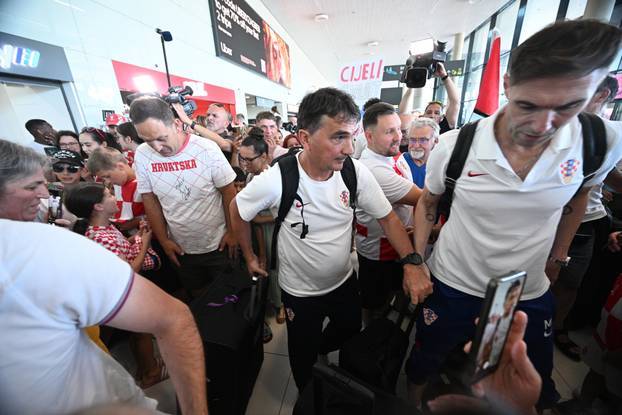 Velika Gorica: Doček hrvatske nogometne reprezentacije