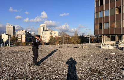 Dronovi za sad ne mogu snimiti cijelu unutrašnjost Vjesnika: 'Čim uđu u etažu, gubi se signal'