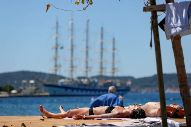 Zadar: Jedrenjak Royal Clipper na Pozdravu suncu